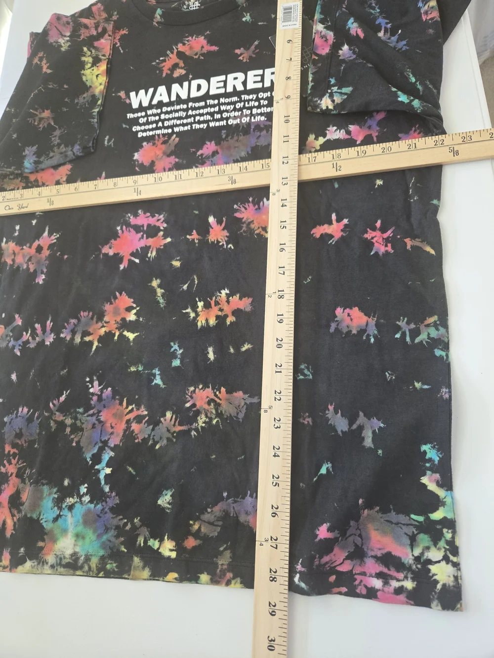 NWT SWITCH Remarkable Wanderer Tie Dye Streetwear Graphic T-Shirt Mens M